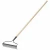 Project Source 54-in L Wood-Handle Steel Garden Rake 2 Project Source 54-in L Wood-Handle Steel Garden Rake -Project Source Shop 01235782 L