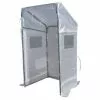 Portico Winter Shelter - Galvanized Steel - Snow Skirt Included - 4-ft L x 4-ft W -Project Source Shop 05535025 L