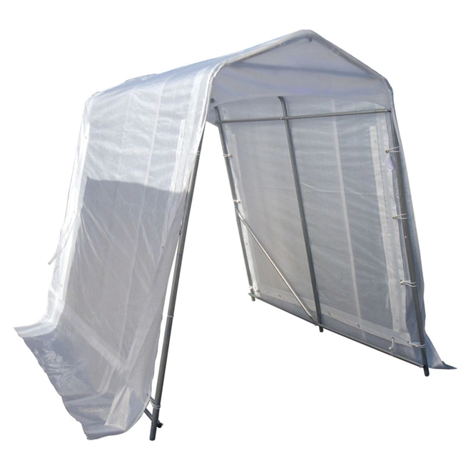Project Source Snow Shelter - 5-ft W x 8-ft L - White Cover - Galvanized Steel Frame - Snow Skirt Included 3 Project Source Snow Shelter - 5-ft W x 8-ft L - White Cover - Galvanized Steel Frame - Snow Skirt Included