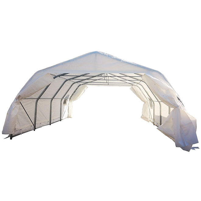 Project Source Canopy Car Shelter - Steel Frame - Waterproof - Polyethylene Fabric Cover 2 Project Source Canopy Car Shelter - Steel Frame - Waterproof - Polyethylene Fabric Cover