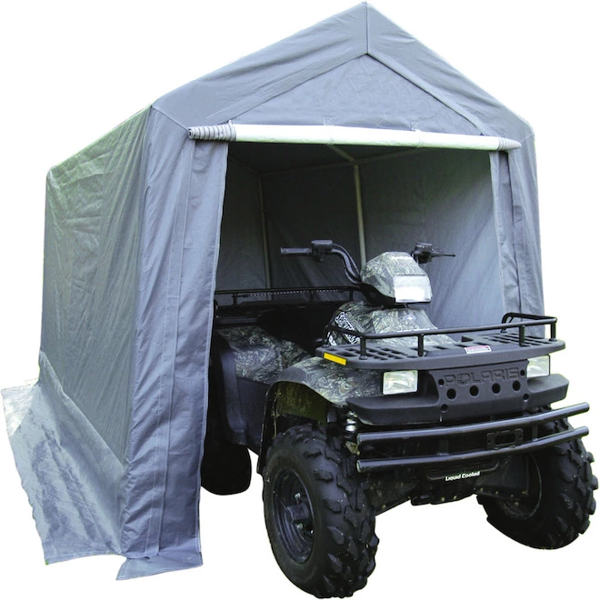 Project Source 7.6-ft x 7.5-ft x 7-ft Powder Coated Car Shelter 4 Project Source 7.6-ft x 7.5-ft x 7-ft Powder Coated Car Shelter - Image 2