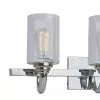 Wall Fixture - 3 Lights - Clear Glass - Chrome 7 Wall Fixture - 3 Lights - Clear Glass - Chrome -Project Source Shop 08385044b L