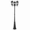 Project Source 3-Light Outdoor Post Light - 27-in x 86-in - Black 2 Project Source 3-Light Outdoor Post Light - 27-in x 86-in - Black -Project Source Shop 08385089 L