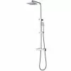 Shower Column - Adjustable Height - Square Head - Chrome 1 Shower Column - Adjustable Height - Square Head - Chrome -Project Source Shop 14925024 L