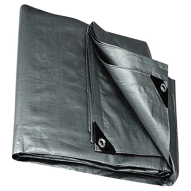 Project Source - Tarpaulin - Polyethylene - 15 ft x 20 ft - Grey 3 Project Source - Tarpaulin - Polyethylene - 15 ft x 20 ft - Grey