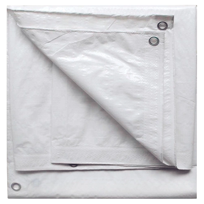Project Source - Tarpaulin - Polyethylene - 20 ft x 30 ft - - White 2 Project Source - Tarpaulin - Polyethylene - 20 ft x 30 ft - - White