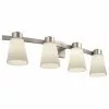 Project Source Vanity Light - 4 Lights - 60 W - Brushed Nickel -Project Source Shop 30739573b L