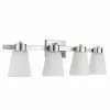 Project Source Vanity Light - 4 Lights - 60 W - Brushed Nickel -Project Source Shop 30739573c L