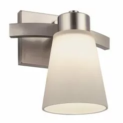 Project Source Vanity Light - 1 Light - 60 W - Brushed Nickel