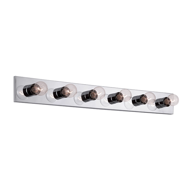Wall Sconce for Vanity - 36'' - 6 Lights - Chrome 3 Wall Sconce for Vanity - 36'' - 6 Lights - Chrome