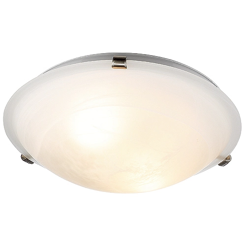 Uberhaus Traditional Ceiling Fixtures - 60-W - 16-in - Satin Nickel - 2-Lights 3 Uberhaus Traditional Ceiling Fixtures - 60-W - 16-in - Satin Nickel - 2-Lights