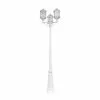 Project Source Benjamin 3-Light Post Lamp - White -Project Source Shop 43855072 L