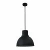 Dome 1-Light Pendant Light- 35" x 15" - Steel - Black -Project Source Shop 45055006 L