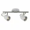 Track Light - 2 Lights - 16" - Steel - Chrome/Matte White -Project Source Shop 45055019 L
