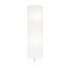 Project Source Floor Lamp with Rice Paper Shade - 69.75-in - Brushed Nickel and White -Project Source Shop 63745009b L
