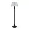 Project Source Floor Lamp and Table Lamps - 58-in/22-in - Metal/Fabric - Black/White - 3-Piece Set -Project Source Shop 63745016b L