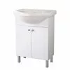 Project Source White 24-in Elevated Vanity with Sink - 2 Doors -Project Source Shop 70235091 L