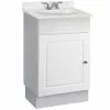 Project Source Bathroom Vanity - 19-in - 1-Door - White -Project Source Shop 70235097 L