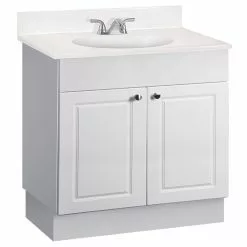 Project Source Bathroom Vanity - 37-in - 2-Door - White