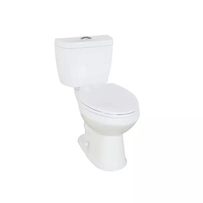 Project Source Evalin 2-Piece Toilet - Dual Flush - 4.1-L/6-L 3 Project Source Evalin 2-Piece Toilet - Dual Flush - 4.1-L/6-L