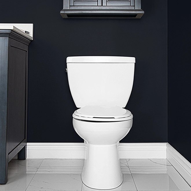 Project Source Minuet 2-Piece Toilet - Round Bowl - 6-L 6 Project Source Minuet 2-Piece Toilet - Round Bowl - 6-L - Image 4