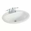 Project Source Oval Drop-in Lavatory - Vitreous China 8 Project Source Oval Drop-in Lavatory - Vitreous China -Project Source Shop 78195098c L