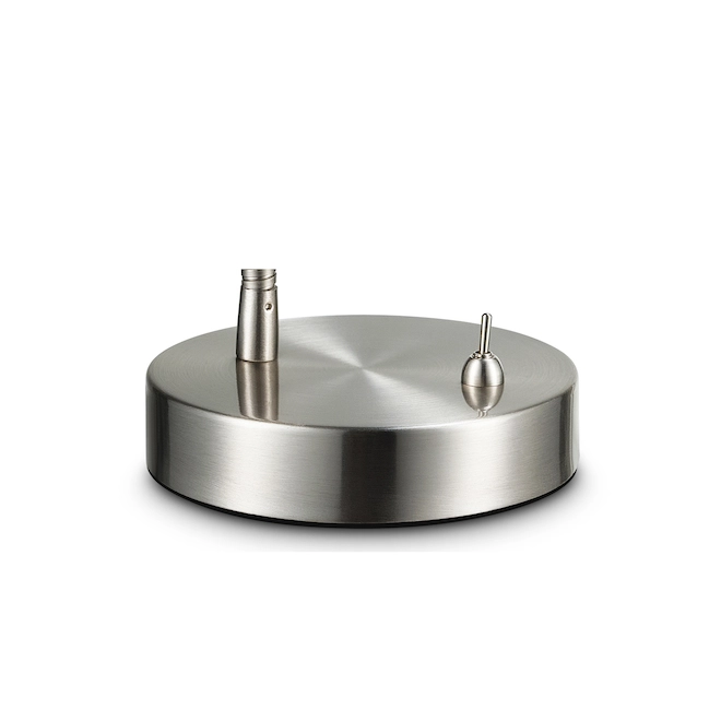 Project Source 13.25-in Adjustable Desk Lamp with Metal Shade - Brushed Nickel 5 Project Source 13.25-in Adjustable Desk Lamp with Metal Shade - Brushed Nickel - Image 3