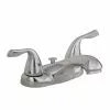 Project Source Lavatory Faucet - Polished Chrome - 2 Handles - Transitional -Project Source Shop 80375092 L