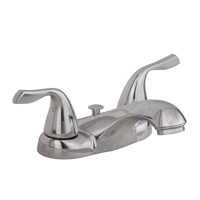 Project Source Lavatory Faucet - Polished Chrome - 2 Handles - Transitional 3 Project Source Lavatory Faucet - Polished Chrome - 2 Handles - Transitional