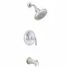 Project Source Mistry Tub and Shower Faucet - 1 Handle - Chrome 2 Project Source Mistry Tub and Shower Faucet - 1 Handle - Chrome -Project Source Shop 80375098 L