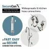 Project Source Kitchen Faucet with Pull-Down Spout - 1 Handle - Chrome -Project Source Shop 80375155ba L